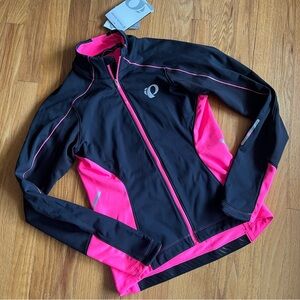 Pearl Izumi Women's Elite Pursuit Softshell Black and Pink Bike Jacket